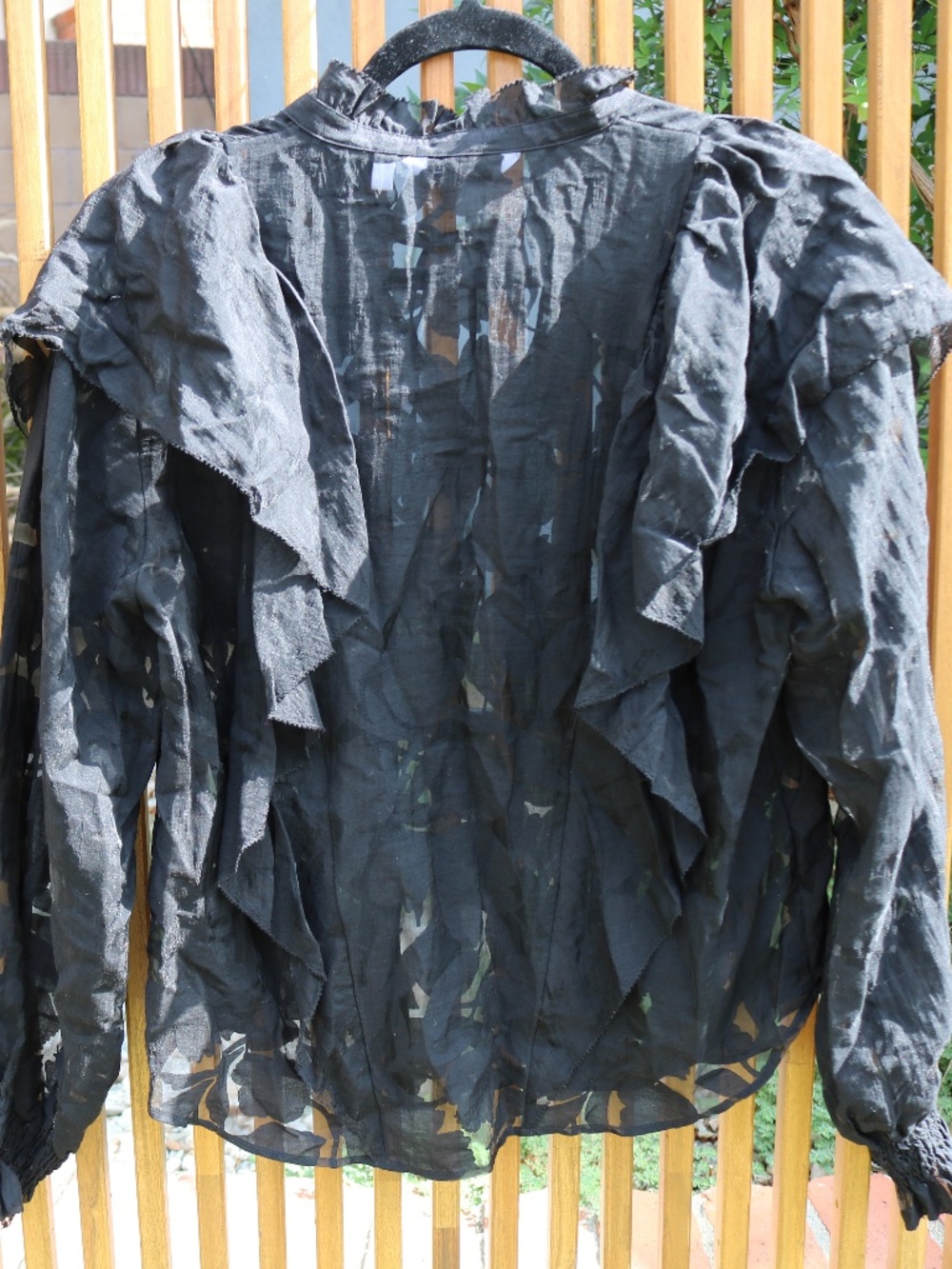 & OTHER STORIES Ruffle Blouse - Picture 3 of 7